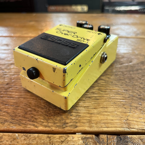 Boss SD-1 Super OverDrive (Black Label) 1984 - Yellow