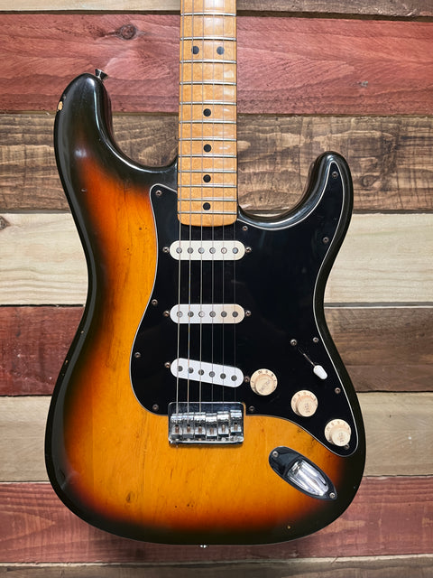 Fender Stratocaster Hardtail MN 1979 7.36lb! Original Case Fullerton Factory Tobacco Sunburst