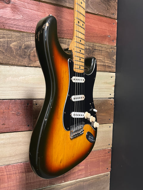 Fender Stratocaster Hardtail MN 1979 7.36lb! Original Case Fullerton Factory Tobacco Sunburst