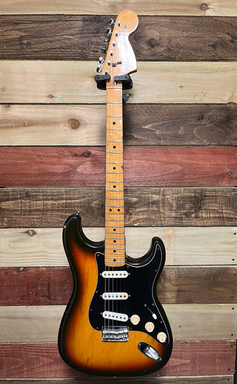 Fender Stratocaster Hardtail MN 1979 7.36lb! Original Case Fullerton Factory Tobacco Sunburst