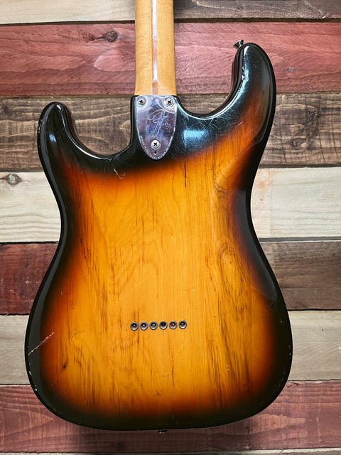 Fender Stratocaster Hardtail MN 1979 7.36lb! Original Case Fullerton Factory Tobacco Sunburst