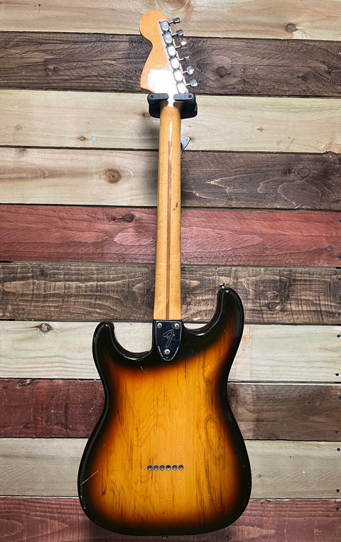 Fender Stratocaster Hardtail MN 1979 7.36lb! Original Case Fullerton Factory Tobacco Sunburst