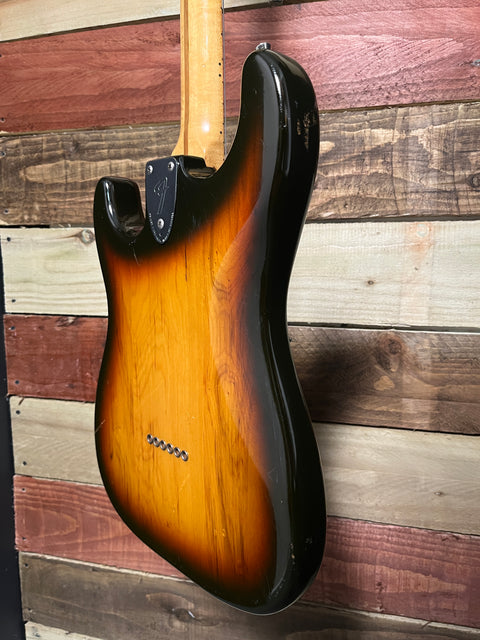 Fender Stratocaster Hardtail MN 1979 7.36lb! Original Case Fullerton Factory Tobacco Sunburst