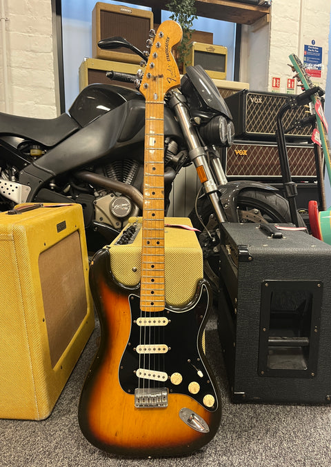 Fender Stratocaster Hardtail MN 1979 7.36lb! Original Case Fullerton Factory Tobacco Sunburst