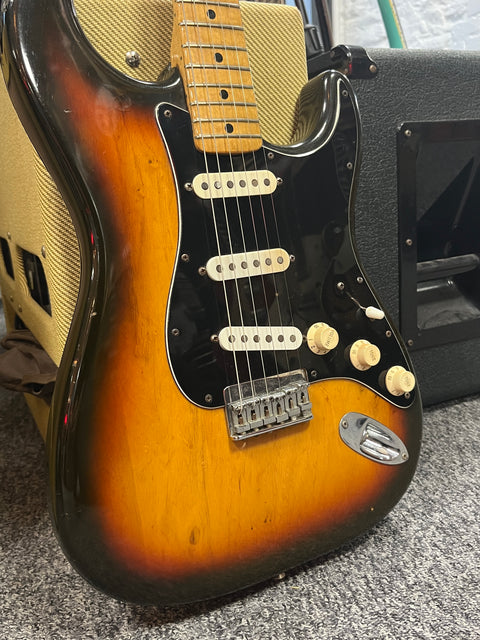 Fender Stratocaster Hardtail MN 1979 7.36lb! Original Case Fullerton Factory Tobacco Sunburst