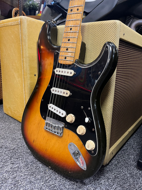 Fender Stratocaster Hardtail MN 1979 7.36lb! Original Case Fullerton Factory Tobacco Sunburst