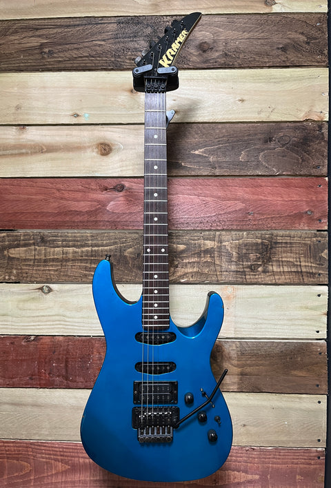 Kramer Pacer Custom II 1991 HSS Metallic Blue