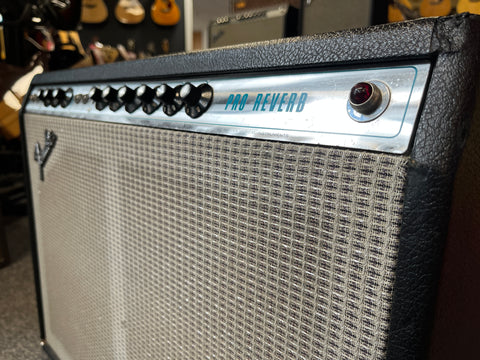 Fender Pro Reverb 2-Channel Reverb and Vibrato 40-Watt Tube 2x12" Guitar Combo 1974 - Silverface