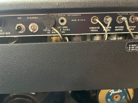 Fender Pro Reverb 2-Channel Reverb and Vibrato 40-Watt Tube 2x12" Guitar Combo 1974 - Silverface