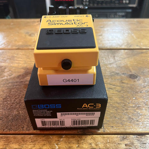 Boss AC-3 Acoustic Simulator Yellow