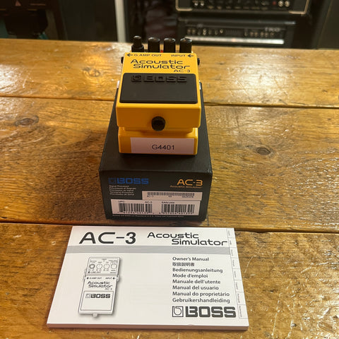 Boss AC-3 Acoustic Simulator Yellow