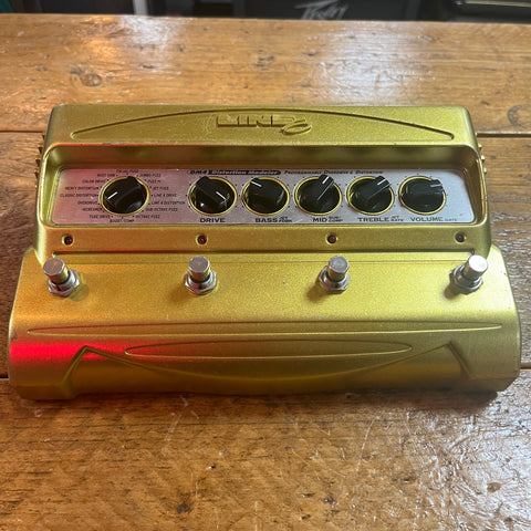 Line 6 DM4 Distortion Modeler 2010s - Gold