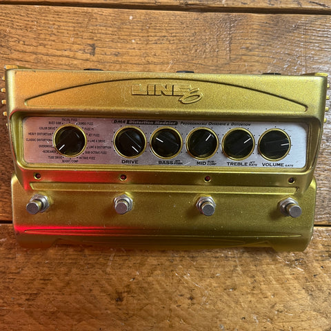 Line 6 DM4 Distortion Modeler 2010s - Gold