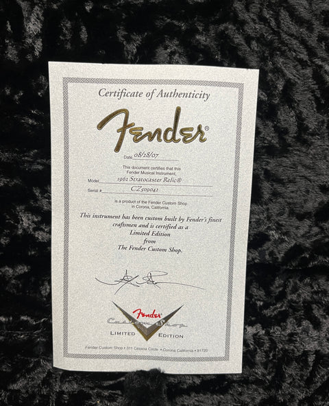 Fender 1962 Relic Stratocaster in thin-skin Nitrocellulose 2007 20th Anniversary NAMM Show Limited Edition 2007 - Candy Tangerine