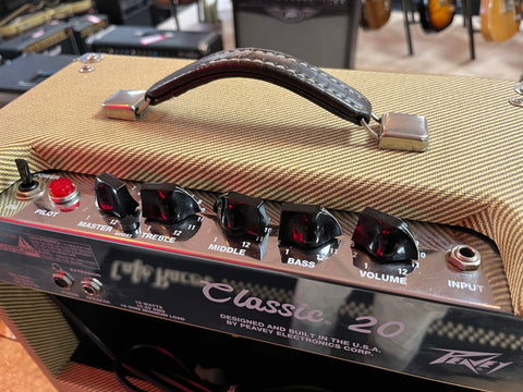 USA Peavey Classic 20 15-Watt 1x10" Guitar Combo 1993 - Tweed