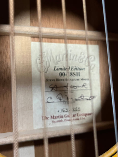 Martin 00-18SH Steve Howe Limited Edition 163/250 1999 - Engleman Top