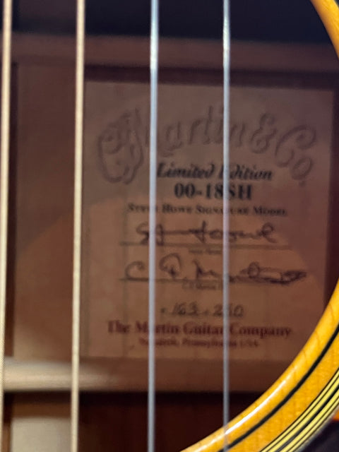 Martin 00-18SH Steve Howe Limited Edition 163/250 1999 - Engleman Top