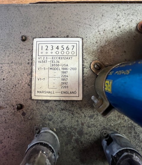 1977 Marshall JMP 1959 Super Lead 2-Channel 100-Watt Guitar Amp Head