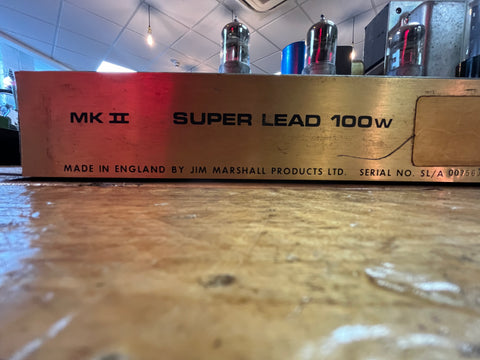 1977 Marshall JMP 1959 Super Lead 2-Channel 100-Watt Guitar Amp Head