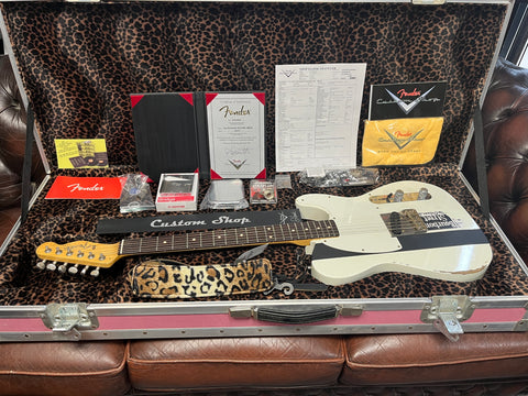 Fender Custom Shop Joe Strummer Signature Esquire Relic 2021- Olympic White