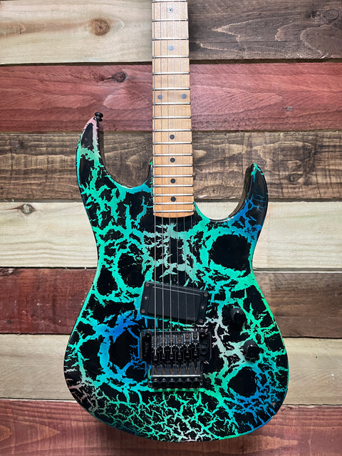 B.C. Rich ST-1 Gunslinger 1988 - Rainbow Crackle