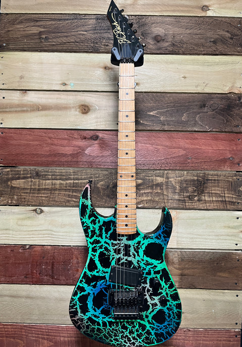B.C. Rich ST-1 Gunslinger 1988 - Rainbow Crackle