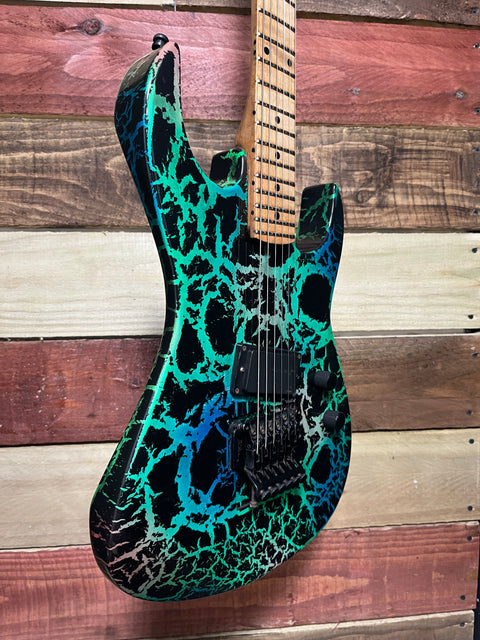 B.C. Rich ST-1 Gunslinger 1988 - Rainbow Crackle