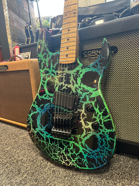 B.C. Rich ST-1 Gunslinger 1988 - Rainbow Crackle