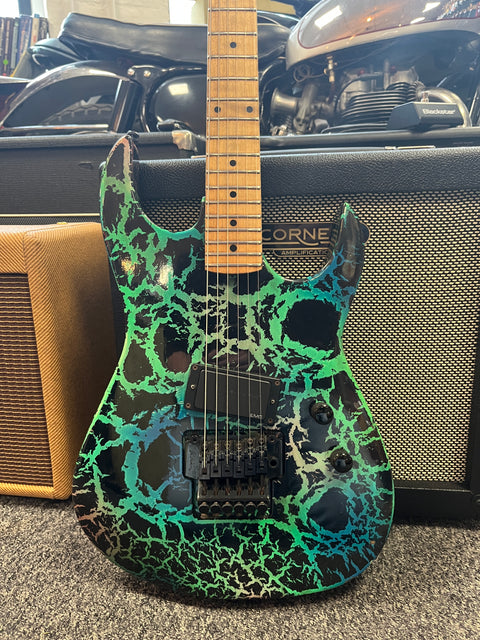 B.C. Rich ST-1 Gunslinger 1988 - Rainbow Crackle
