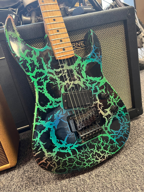 B.C. Rich ST-1 Gunslinger 1988 - Rainbow Crackle