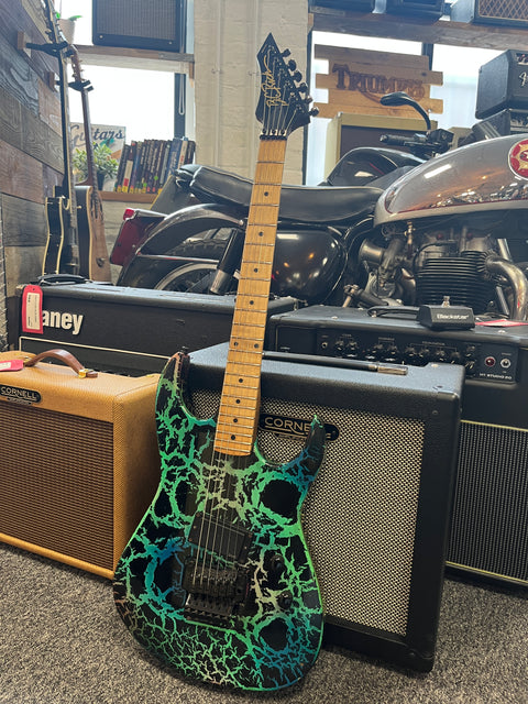 B.C. Rich ST-1 Gunslinger 1988 - Rainbow Crackle