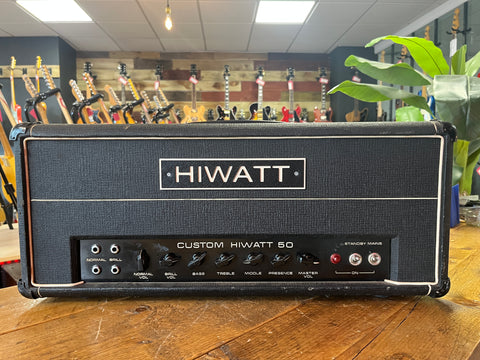 Hiwatt Custom 50 DR504 1977 Amp Head