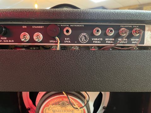 Fender Deluxe Reverb "Drip Edge" AB763 22-Watt 1x12" Guitar Combo 1968- Silverface 115v