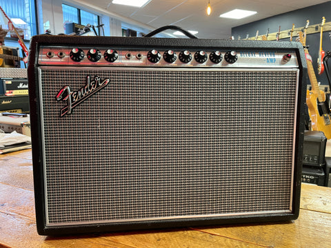 Fender Deluxe Reverb "Drip Edge" AB763 22-Watt 1x12" Guitar Combo 1968- Silverface 115v