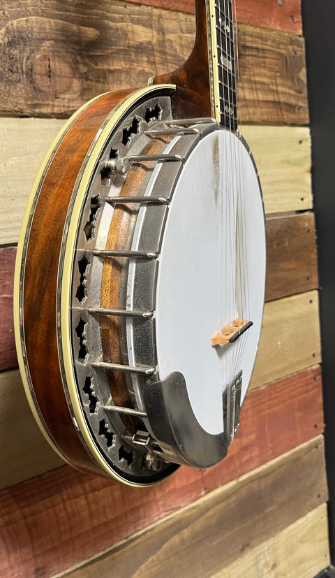 Stelling Staghorn Five String Banjo 2000's - Walnut Gloss