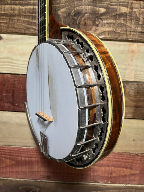 Stelling Staghorn Five String Banjo 2000's - Walnut Gloss