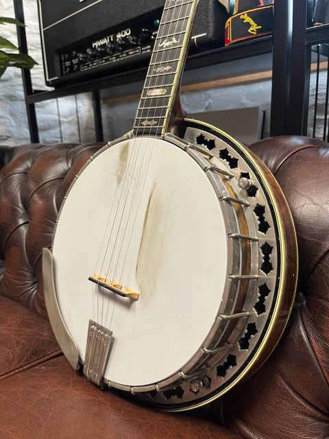 Stelling Staghorn Five String Banjo 2000's - Walnut Gloss