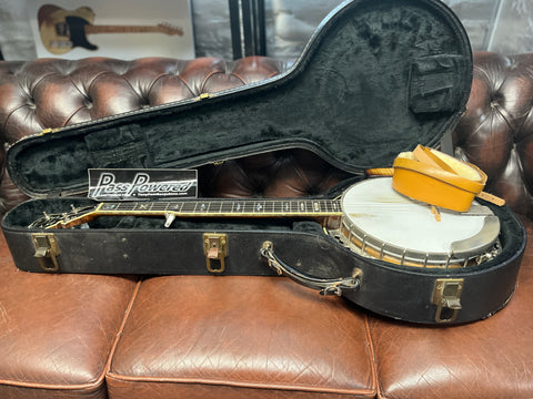 Stelling Staghorn Five String Banjo 2000's - Walnut Gloss