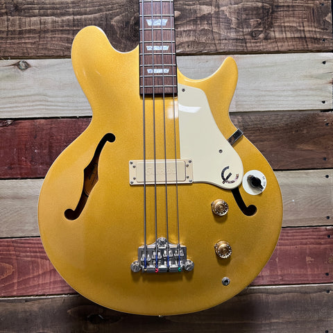 Epiphone Jack Casady Signature Bass MIK 2008 Metallic Gold