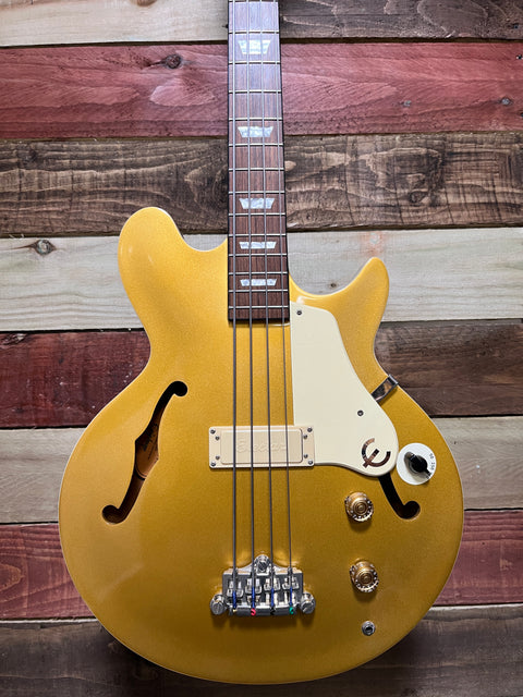 Epiphone Jack Casady Signature Bass MIK 2008 Metallic Gold