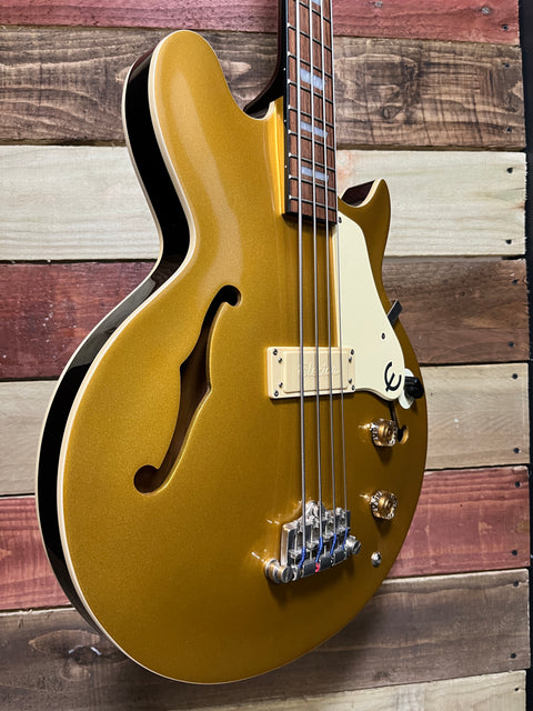 Epiphone Jack Casady Signature Bass MIK 2008 Metallic Gold
