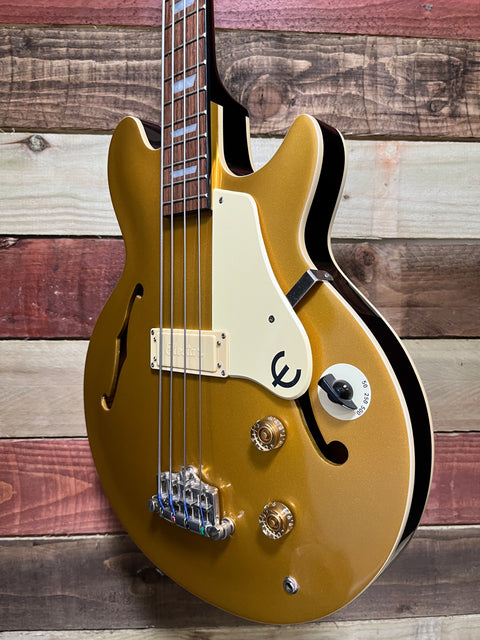 Epiphone Jack Casady Signature Bass MIK 2008 Metallic Gold