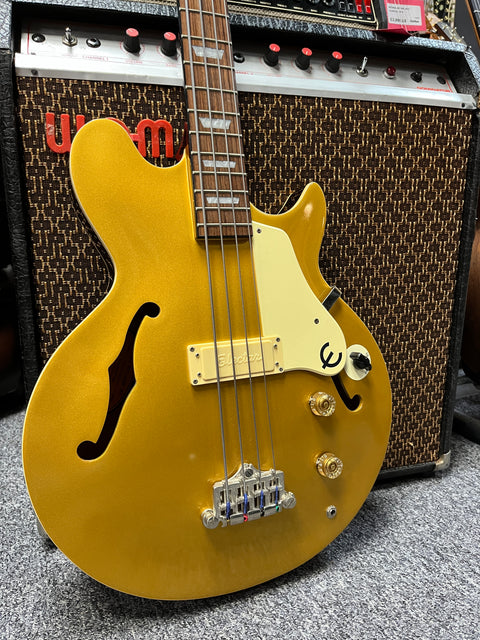Epiphone Jack Casady Signature Bass MIK 2008 Metallic Gold