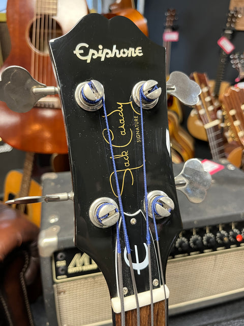 Epiphone Jack Casady Signature Bass MIK 2008 Metallic Gold