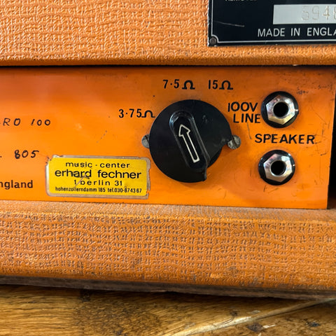 Orange | Matamp GRO-100 1972 - Orange Tolex