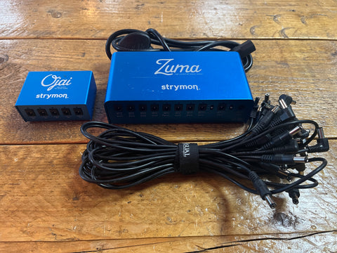 Strymon Zuma and Ojay Effect Power Supply Package 2024 - Blue