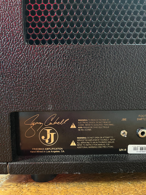 Friedman JJ-100 Jerry Cantrell Signature 2-Channel 100-Watt Guitar Amp Head with Boost 2015