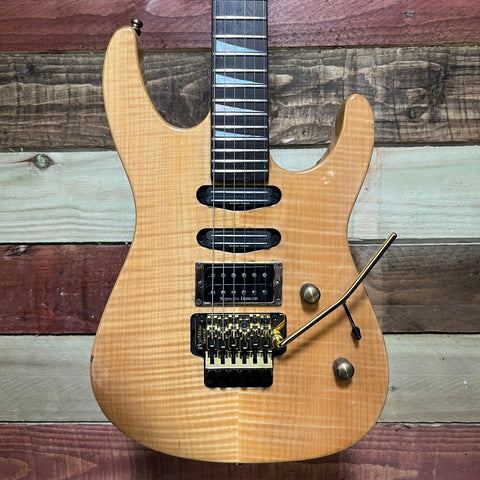 Jackson SL-3 Soloist Thru Neck HSS Natural Flame 1990's