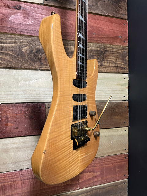 Jackson SL-3 Soloist Thru Neck HSS Natural Flame 1990's