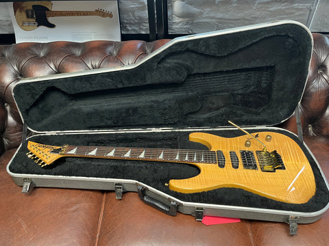 Jackson SL-3 Soloist Thru Neck HSS Natural Flame 1990's